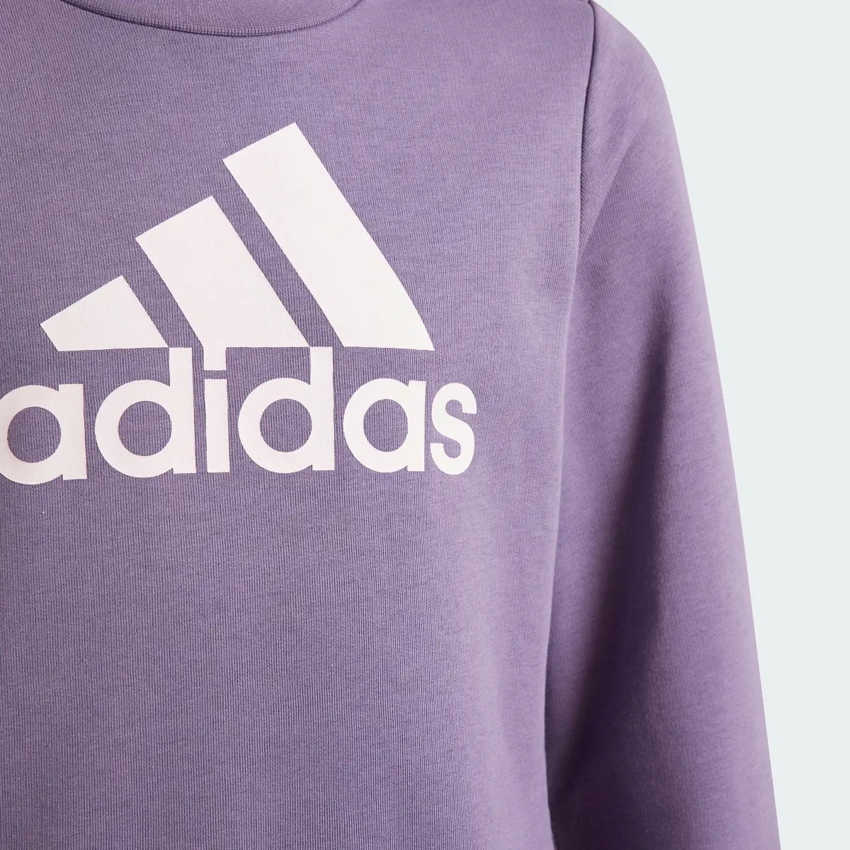 Adidas Essentials Big Logo Cotton Sweatshirt. 3