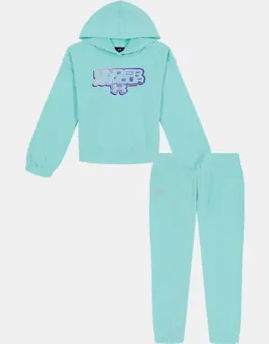 Toddler Girls' UA Reset Logo Hoodie Set