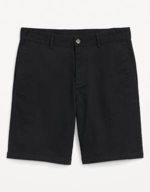 Old Navy Slim Built-In Flex Rotation Chino Shorts for Men -- 9-inch inseam black