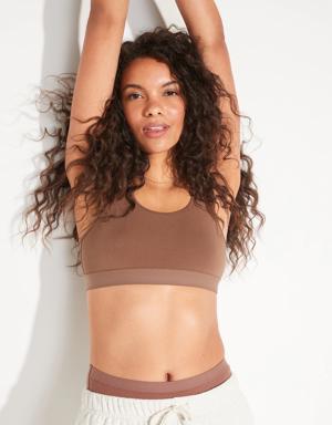 Old Navy Supima® Cotton-Blend Bralette Top for Women beige