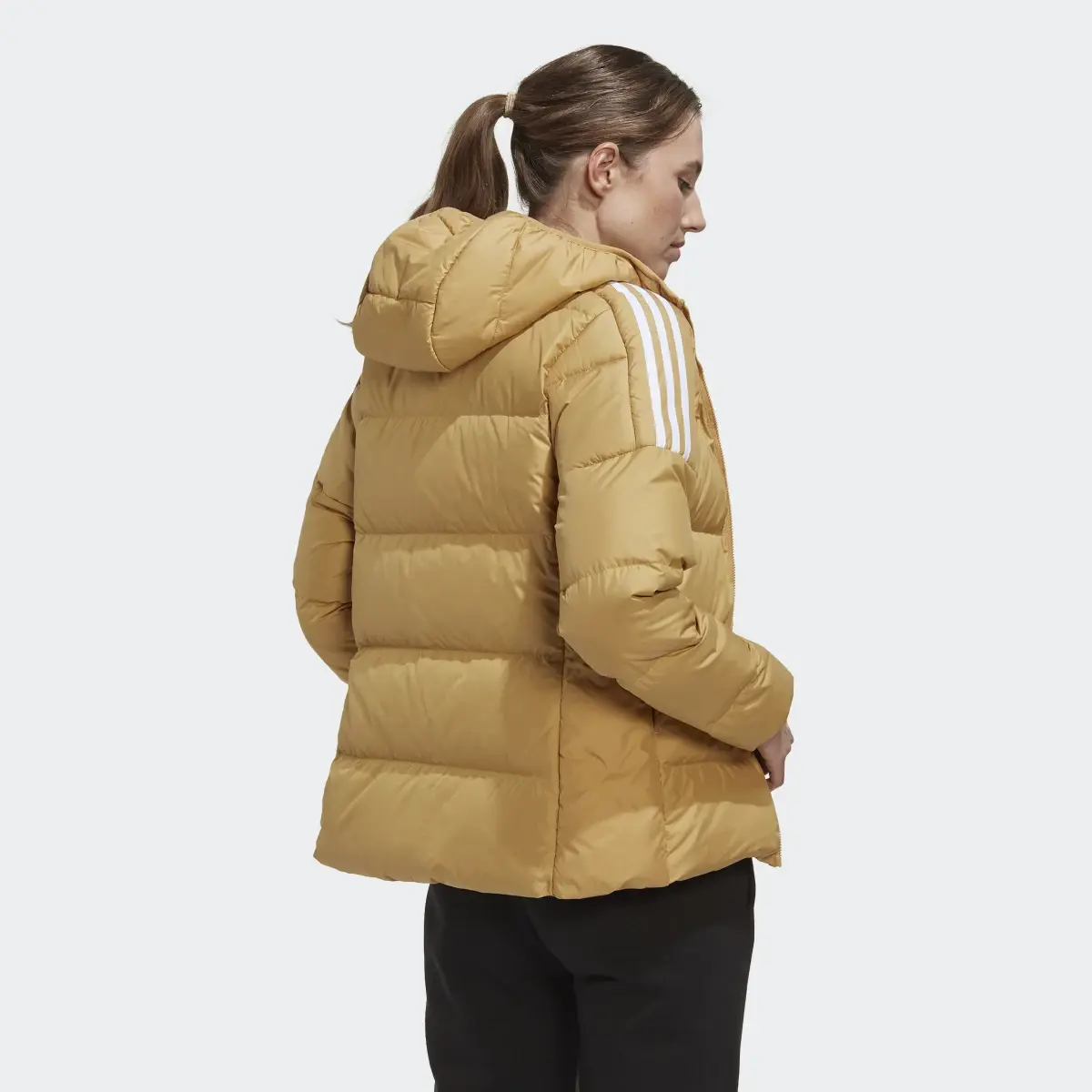 Adidas Essentials Midweight Down Hooded Jacket. 3