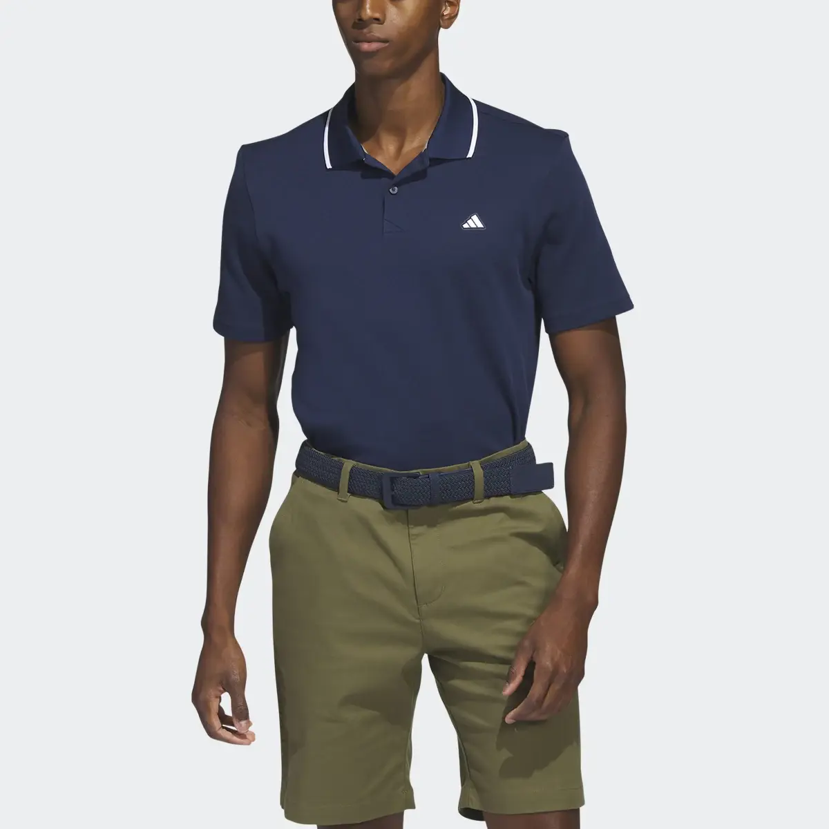 Adidas Go-To Piqué Golf Polo Shirt. 1