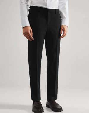 Super slim fit suit trousers
