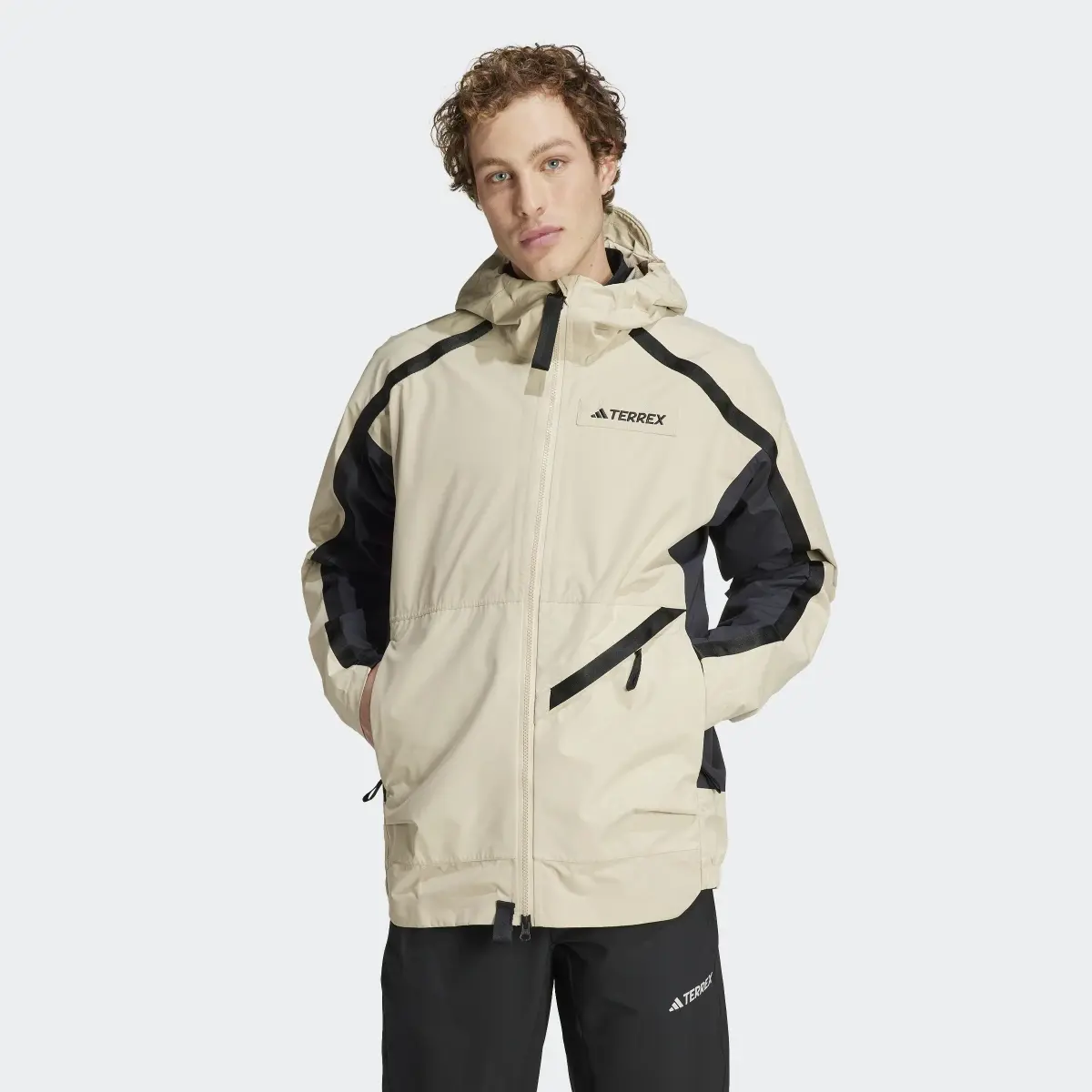 Adidas Terrex Utilitas RAIN.RDY 2.5-Layer Rain Jacket. 2