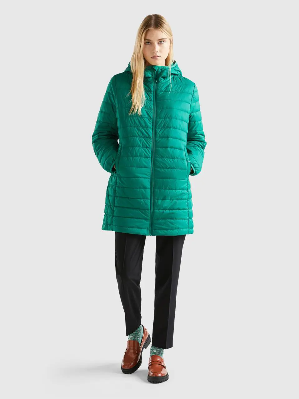 Benetton padded jacket with recycled wadding. 1