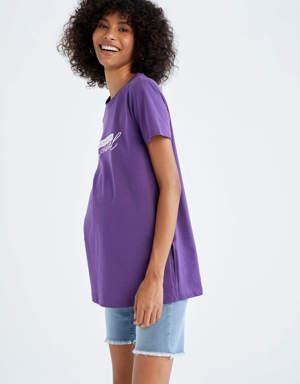 Defacto Regular Fit Slogan Baskılı Kısa Kollu Üst. 3 Defacto Regular Fit Slogan Baskılı Kısa Kollu Üst. 3