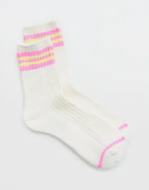 Everyday Striped Crew Socks