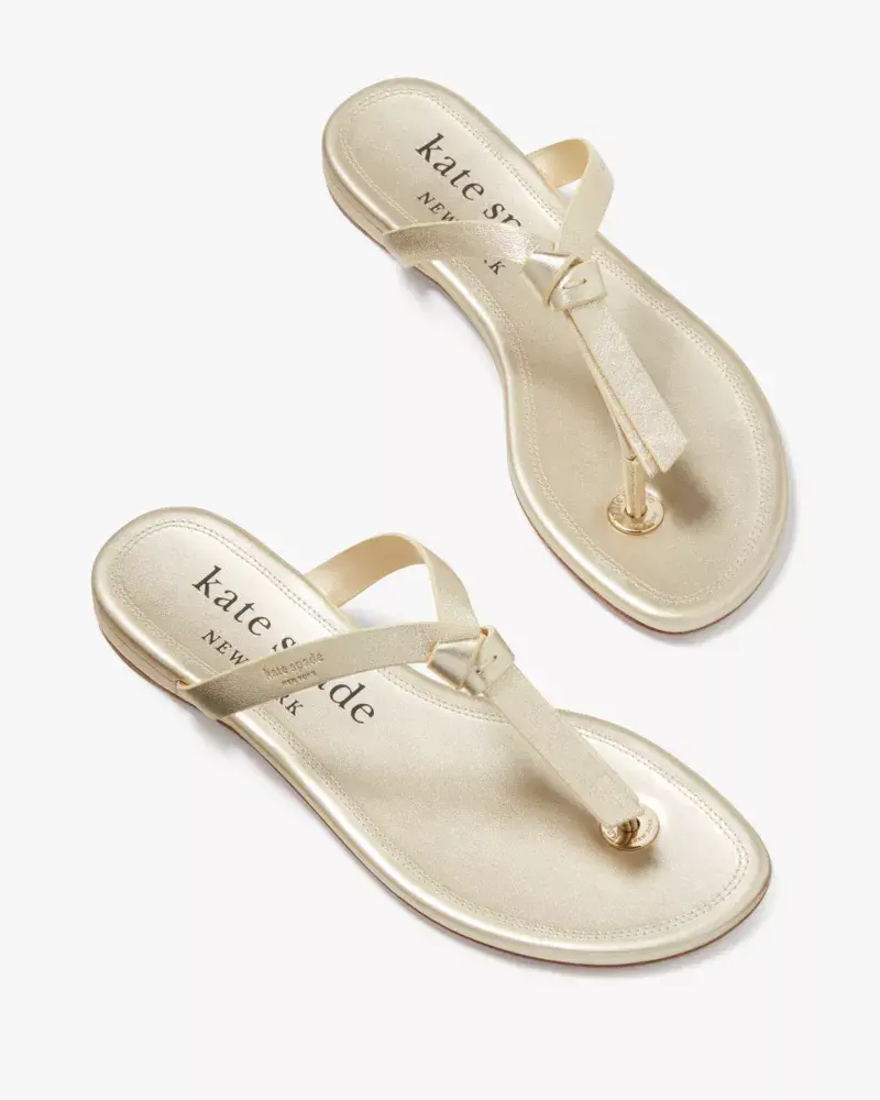 Kate Spade Knott Slide Sandals. 1