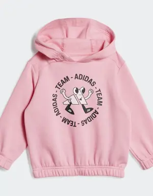 Adidas Team adidas Oversized Fleece Jogger Set (uniseks). 3 Adidas Team adidas Oversized Fleece Jogger Set (uniseks). 3
