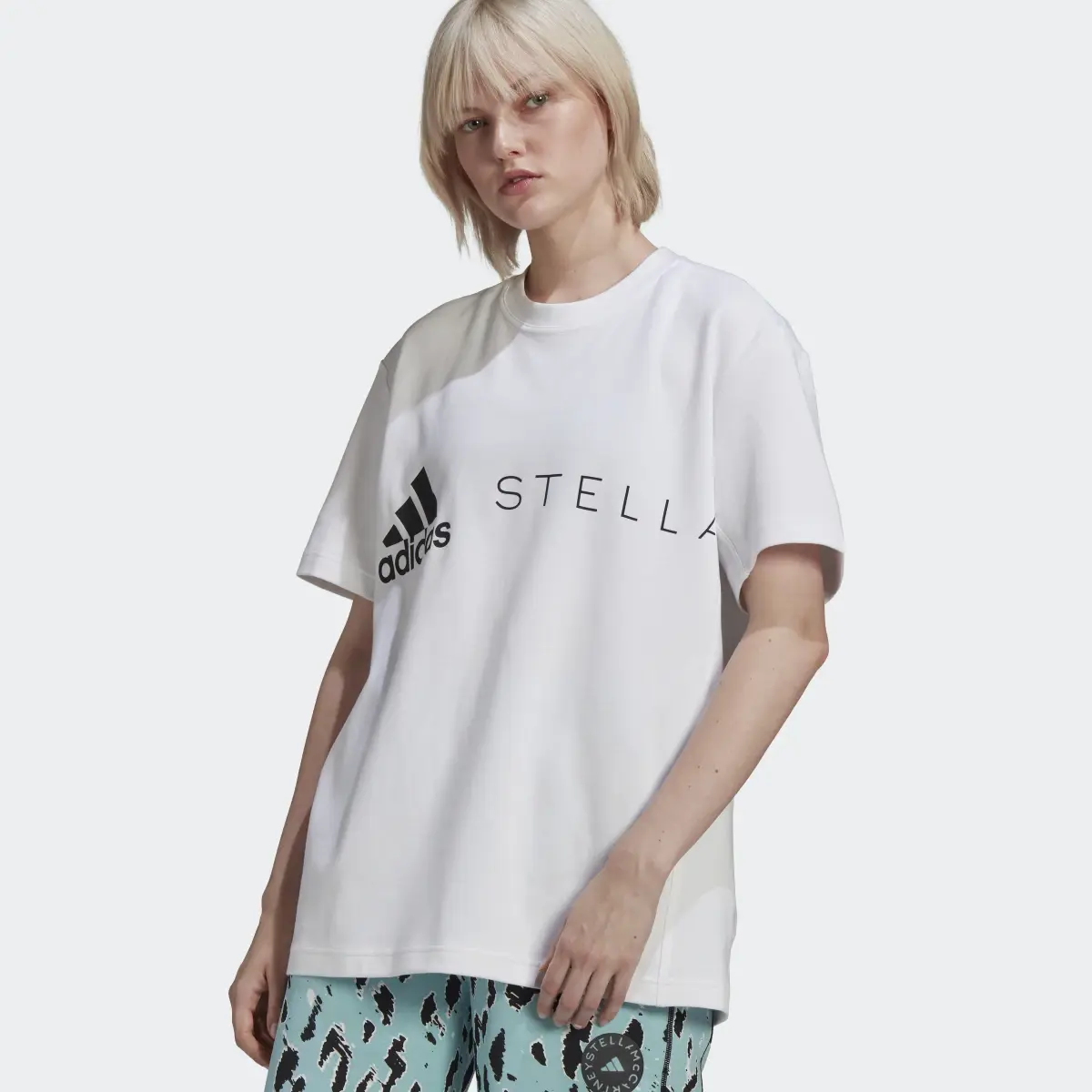 Adidas by Stella McCartney Logo Tişört. 1
