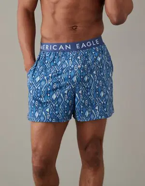 O Geo Print Ultra Soft Pocket Boxer Short