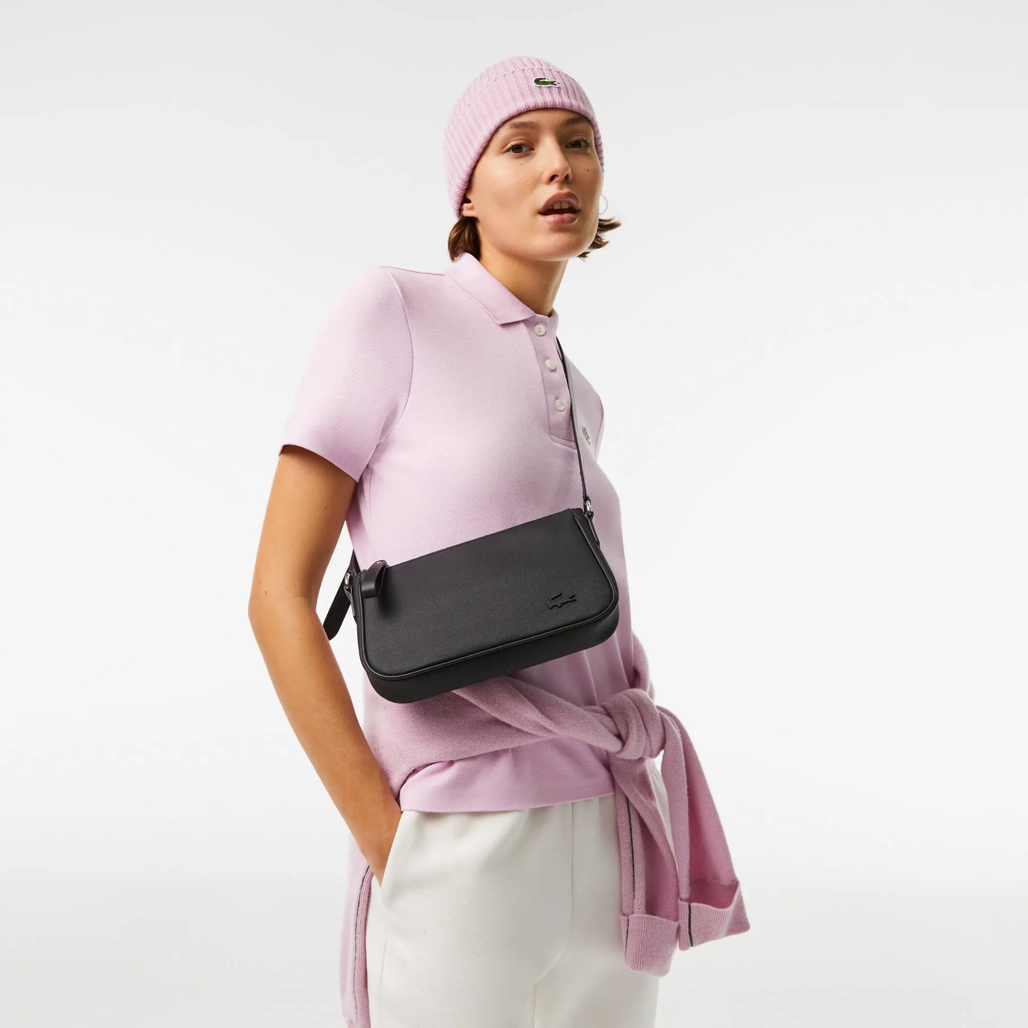 Lacoste Women's Lacoste Adjustable Strap Crossover Bag. 1