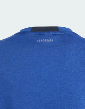 Adidas T-shirt da allenamento AEROREADY Heather Junior. 3 Adidas T-shirt da allenamento AEROREADY Heather Junior. 3