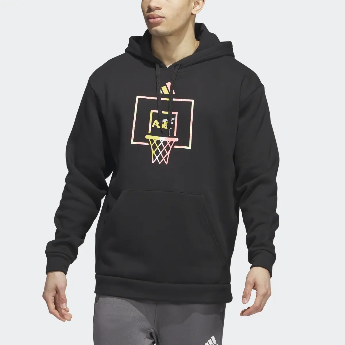 Adidas Hornets Fleece Hoodie. 1