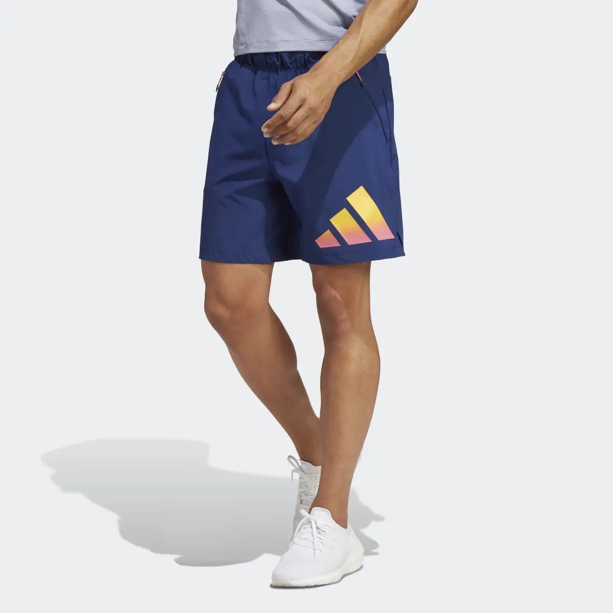 Adidas Train Icons 3-Stripes Training Shorts. 1