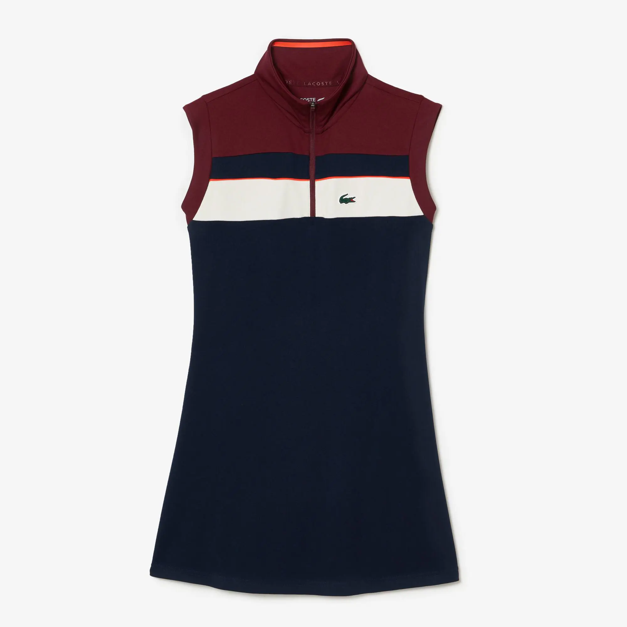 Lacoste Recycled Fiber Tennis Dress with Integrated Shorts. 1