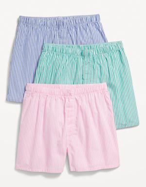 Old Navy Soft-Washed Boxer Shorts 3-Pack for Men -- 3.75-inch inseam multi