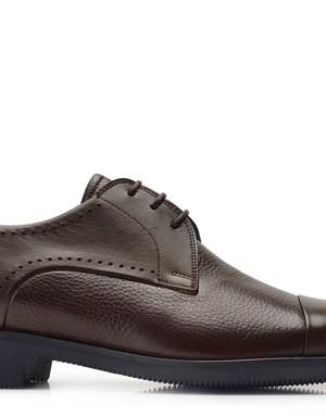 Kahverengi Klasik Bağcıklı Erkek Ayakkabı -8121-
