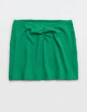 Crinkle Swim Tube Skirt