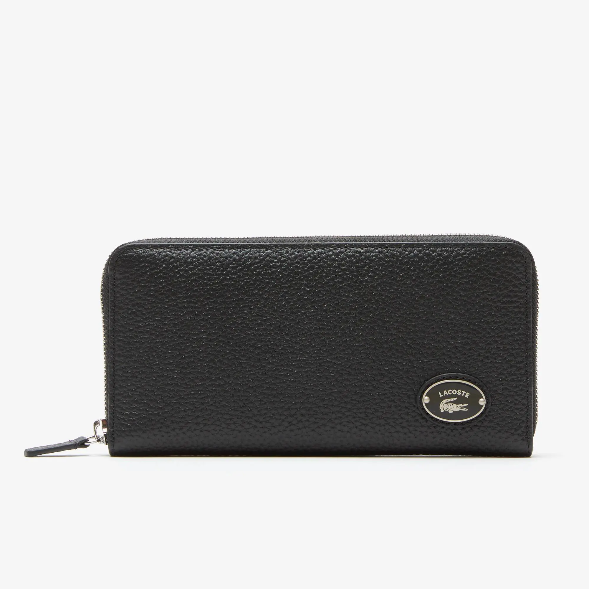 Lacoste Women's Lacoste Metal Plate Zip Wallet. 1 Lacoste Women's Lacoste Metal Plate Zip Wallet. 1