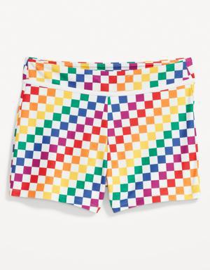 Gender-Neutral Pride Swim Shorts for Adults -- 3-inch inseam multi