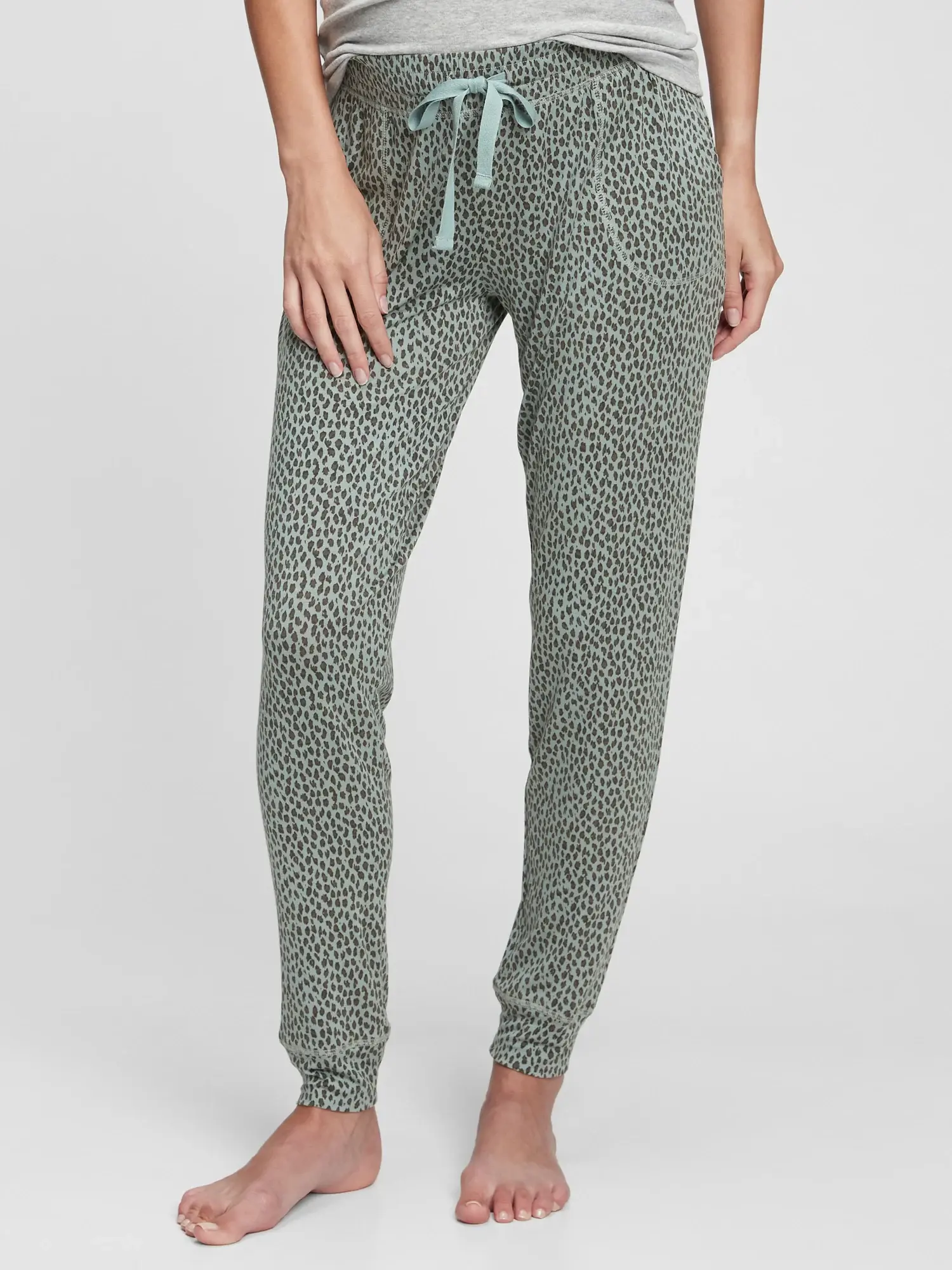 Gap Maternity Modal Joggers green. 1