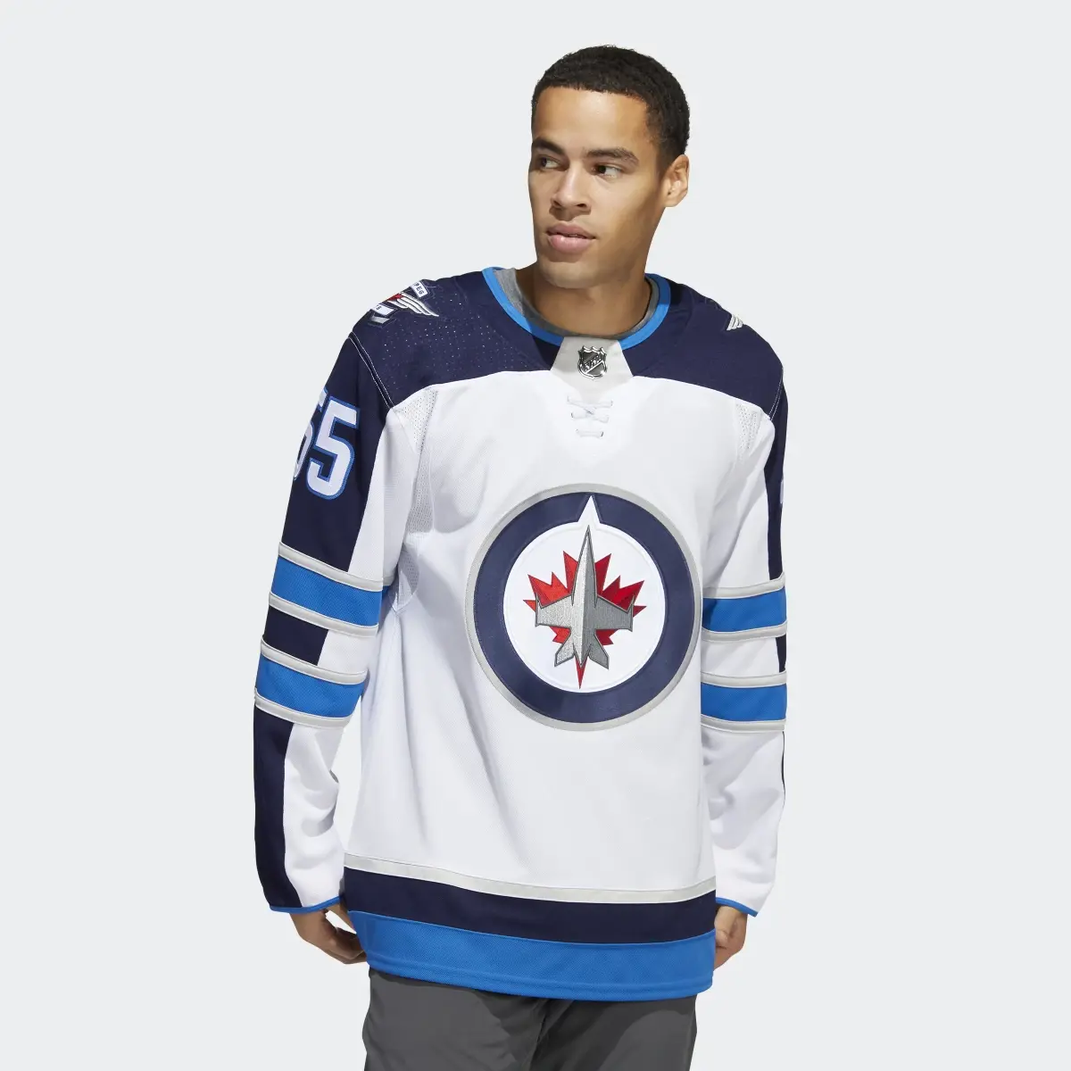 Adidas Jets Scheifele Away Authentic Jersey. 2