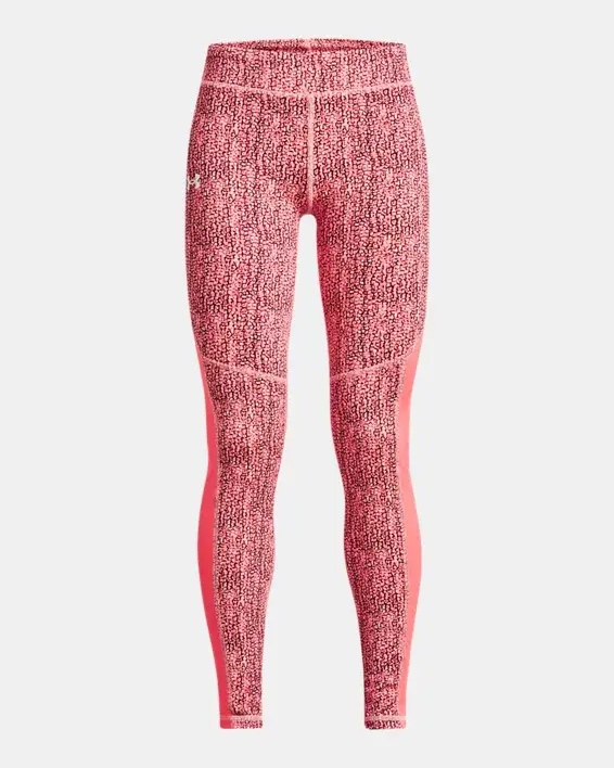 Girls' UA Cold Weather Printed Leggings