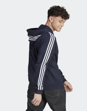 Adidas Essentials French Terry 3-Stripes Full-Zip Hoodie. 3 Adidas Essentials French Terry 3-Stripes Full-Zip Hoodie. 3