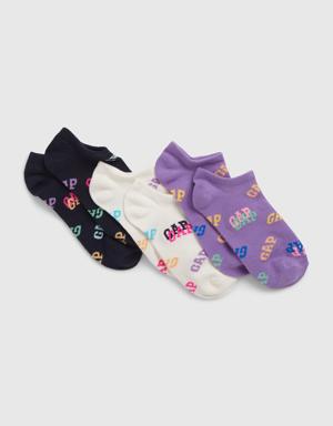 Kids No-Show Socks (3-Pack) multi