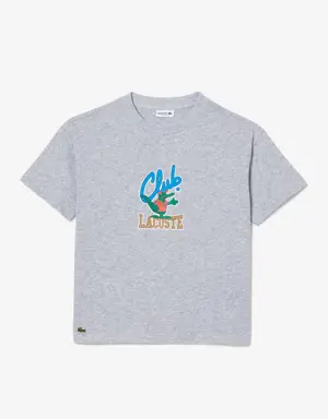 Lacoste T-shirt com estampado da mascote