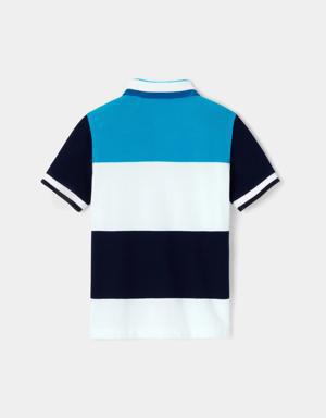 Erkek Çocuk Pamuklu Pike Polo Yaka T-shirt