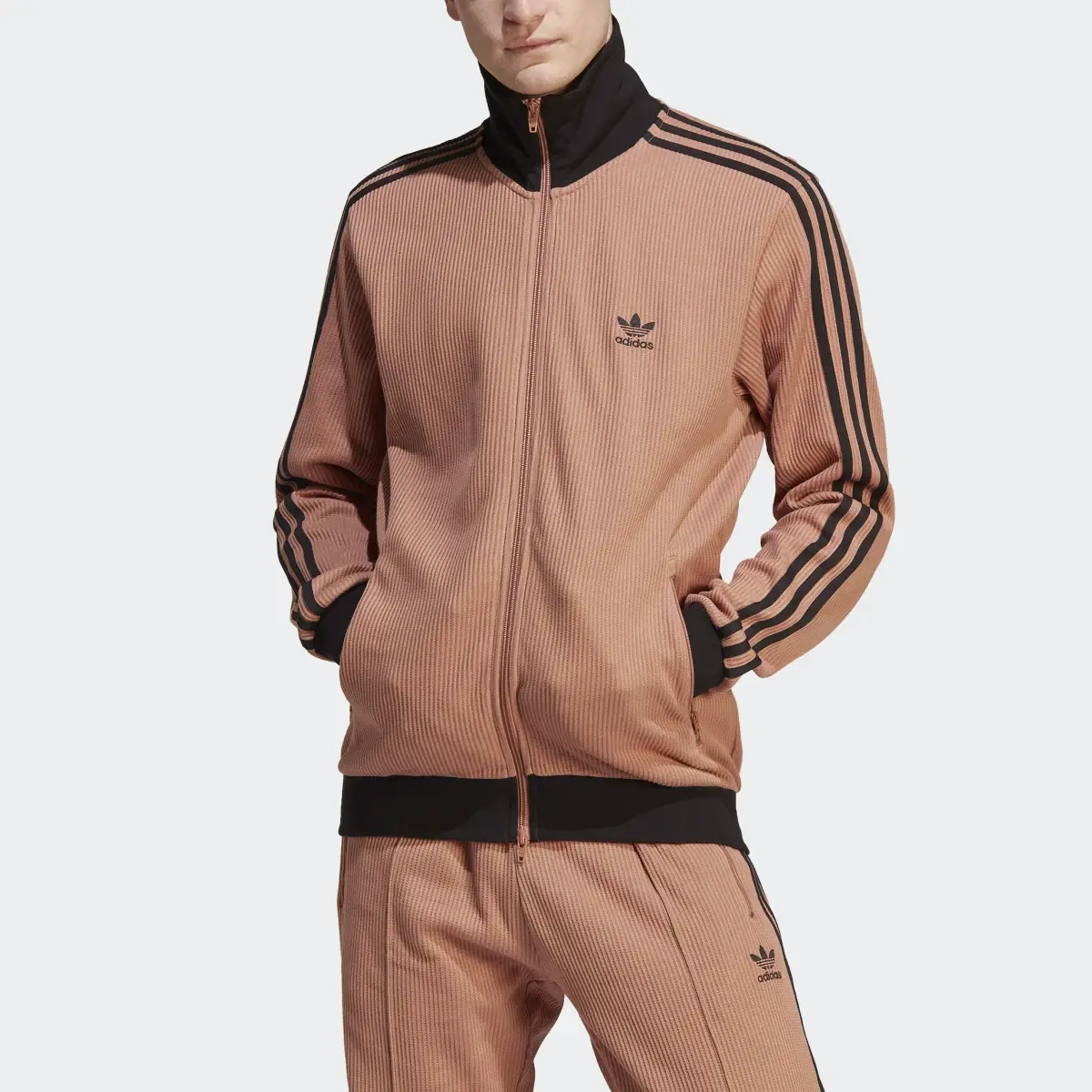 Adidas Adicolor Classics Waffle Beckenbauer Track Jacket. 1