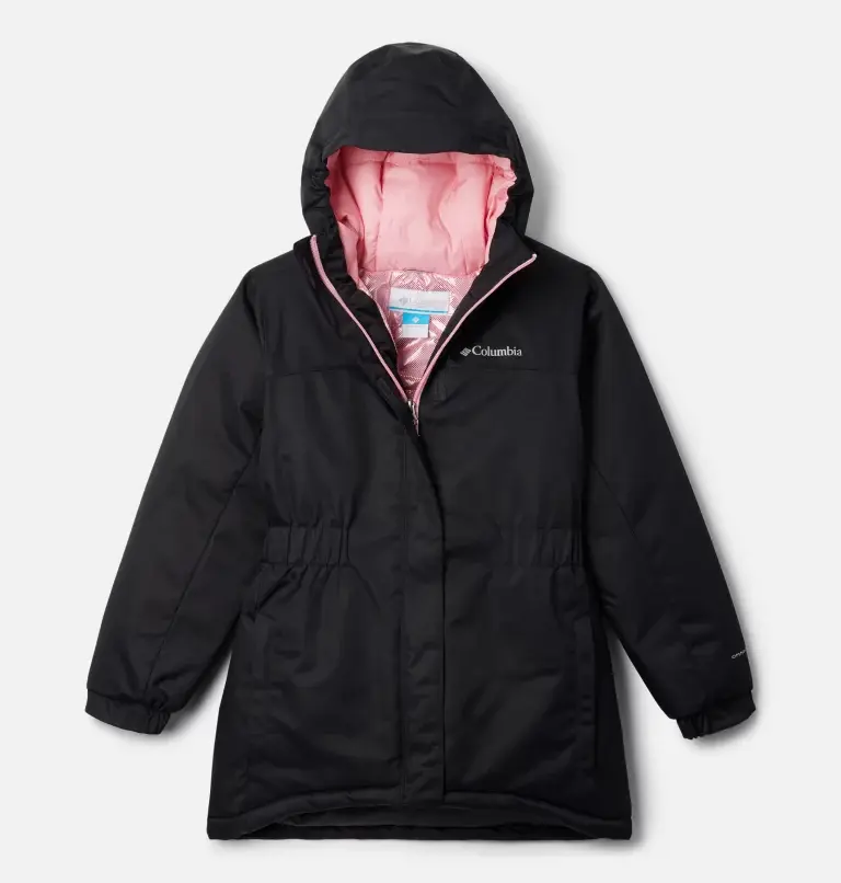 Columbia Girls' Hikebound™ Long Insulated Jacket. 1