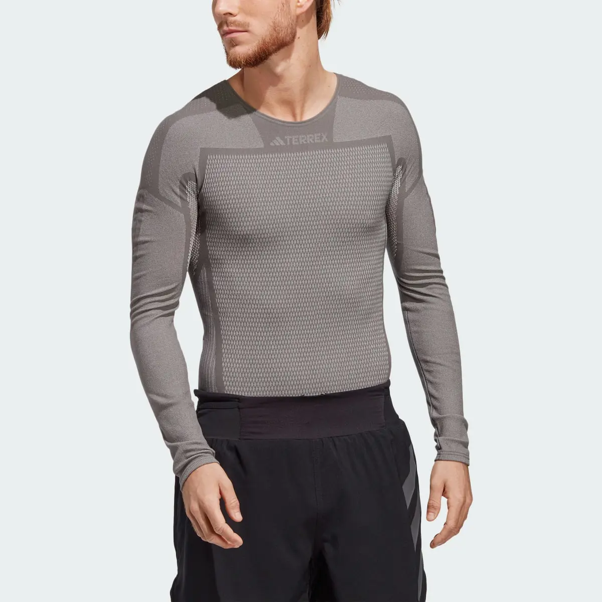 Adidas Terrex DRYNAMO™ Long Sleeve Baselayer Tee. 1