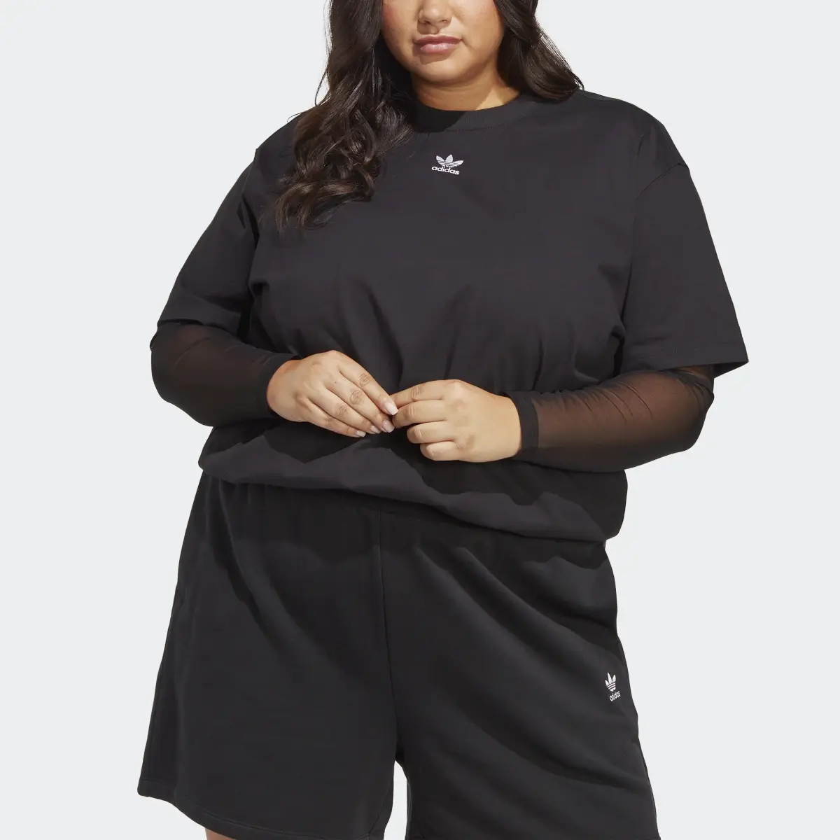 Adidas Adicolor Essentials Tee (Plus Size). 1