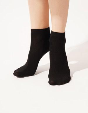 3'lü Paket Basic Kadın Step Çorap