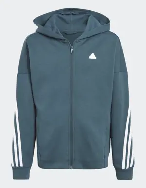 Adidas Veste de survêtement zippée à capuche Future Icons 3-Stripes