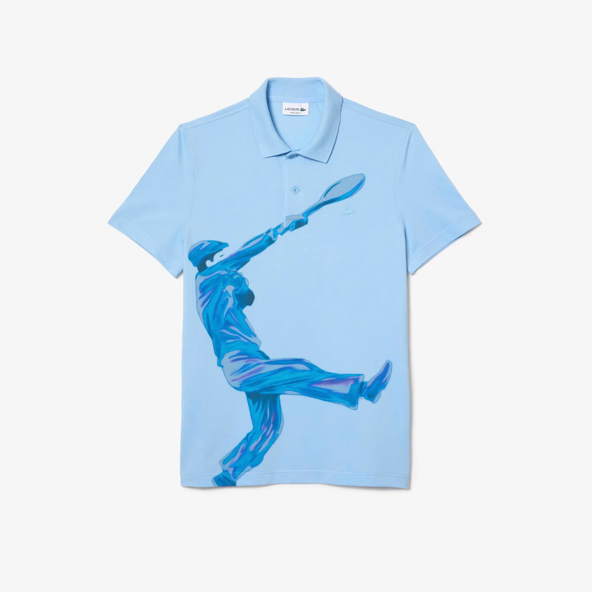 Lacoste Movement Polo Shirt Ultralight Piqué Lacoste Print. 2