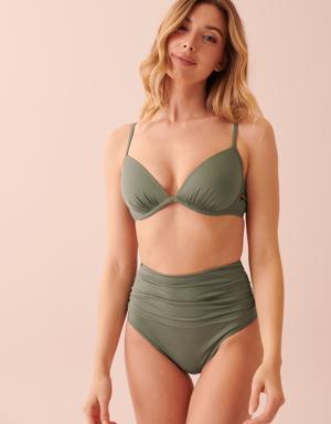 SOLID Recycled Fibers Push-up Bikini Top