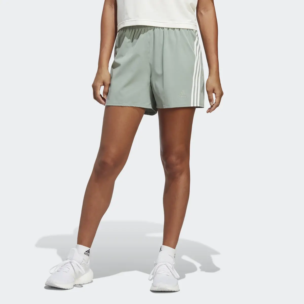 Adidas TRAINICONS 3-Stripes Woven Shorts. 1