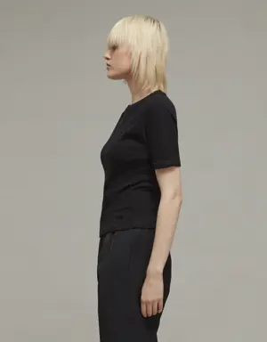 Adidas Y-3 Fitted Short Sleeve Tee. 2 Adidas Y-3 Fitted Short Sleeve Tee. 2