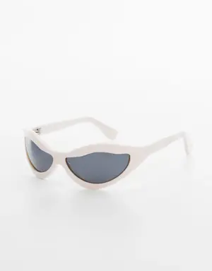 Irregular crystals sunglasses