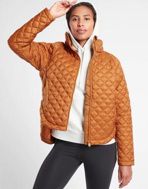 Athleta Whisper Featherless Jacket brown