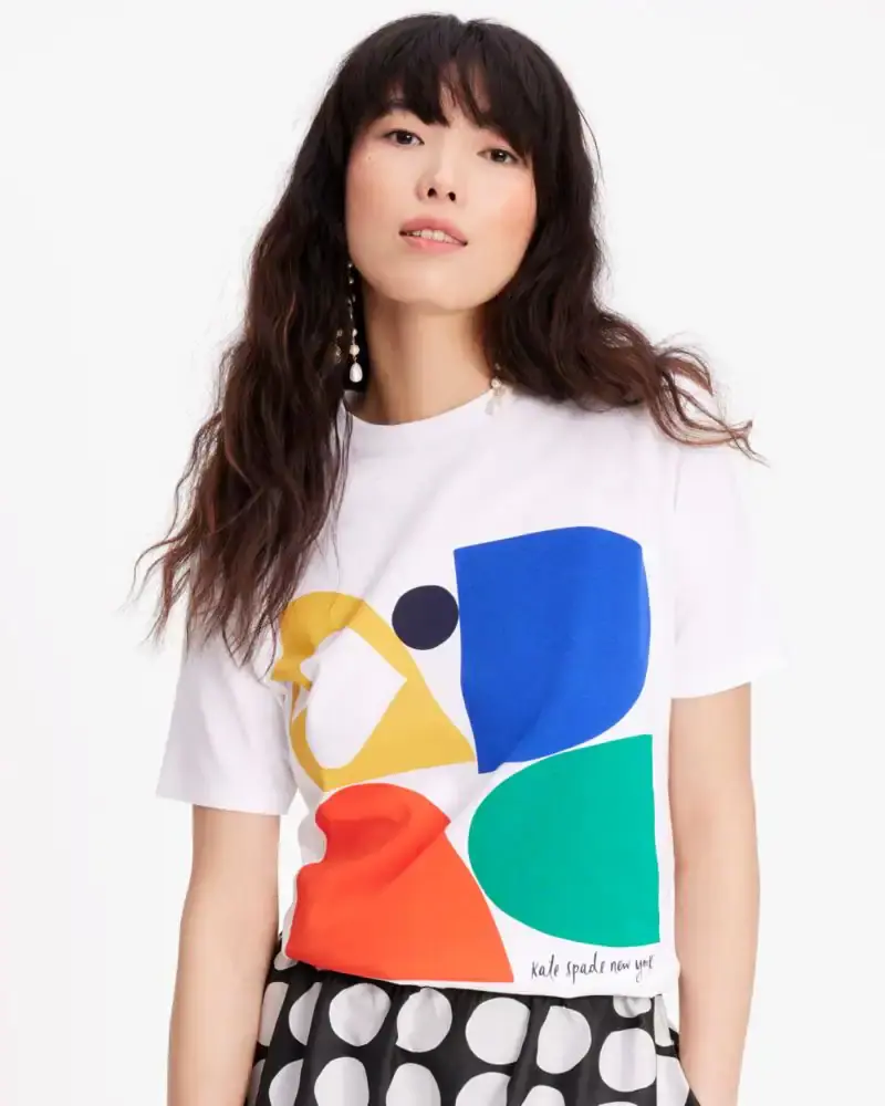 Kate Spade KSNY Geometric Tee. 3