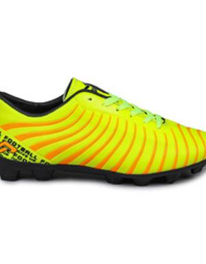 28367 Neon Sarı - Turuncu Çim - Halı Saha Krampon Futbol Ayakkabısı