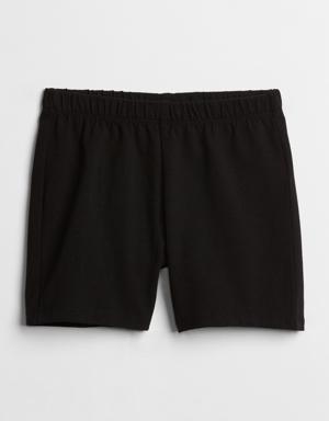 Gap Kids Cartwheel Shorts in Stretch Jersey black