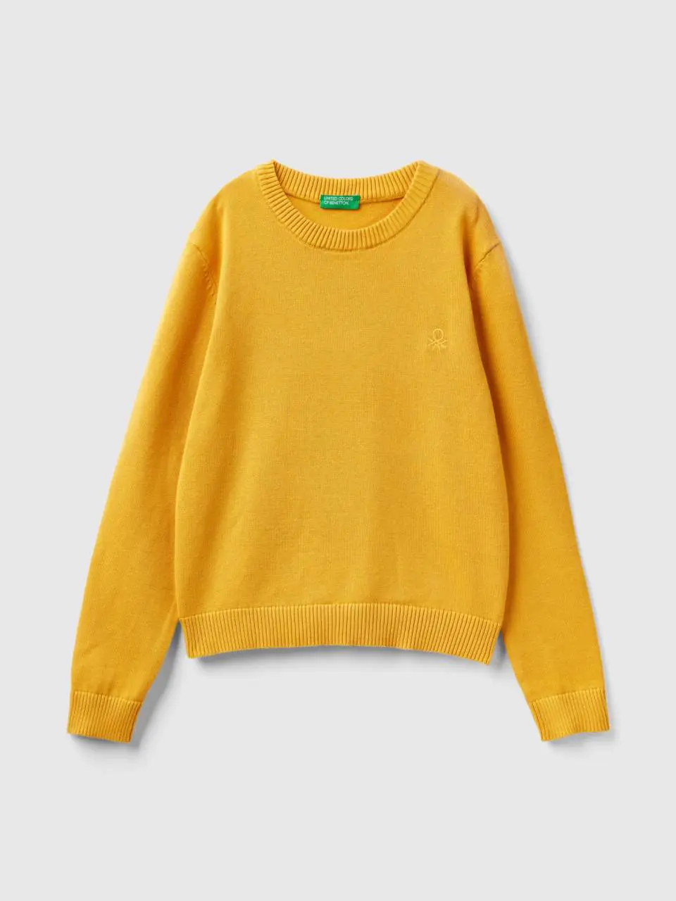 Benetton 100% cotton crew neck sweater. 1