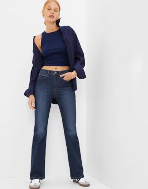 Gap High Rise '70s Flare Jeans blue