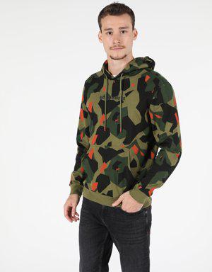 Colins Regular Fit Erkek Yeşil Sweatshirt. 3 Colins Regular Fit Erkek Yeşil Sweatshirt. 3
